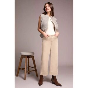 Tribal High Rise Fly Front Palazzo Pants Sandstone Size 12 Stitch Fix‎ NWT